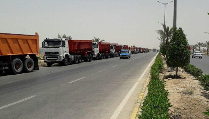 اعتصاب سراسری کامیونداران