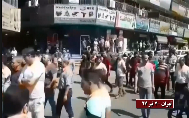اعتصاب کسبه و بازاریان تهران