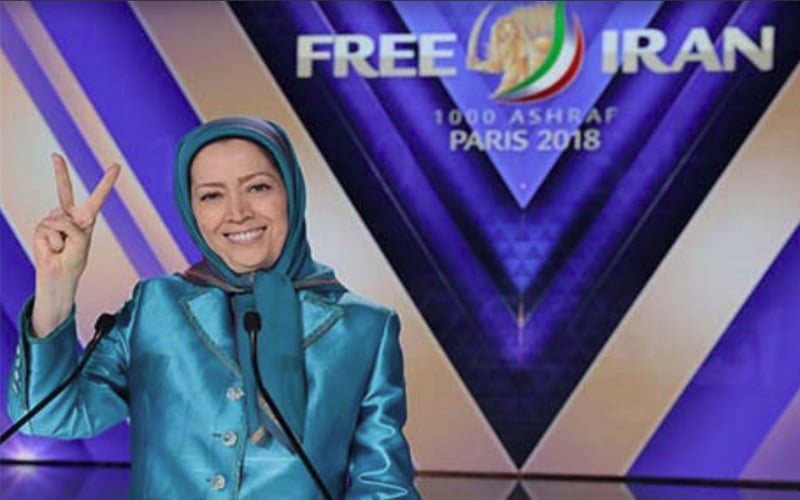 سخنرانی مریم رجوی در گردهمایی بزرگ مقاومت در پاریس