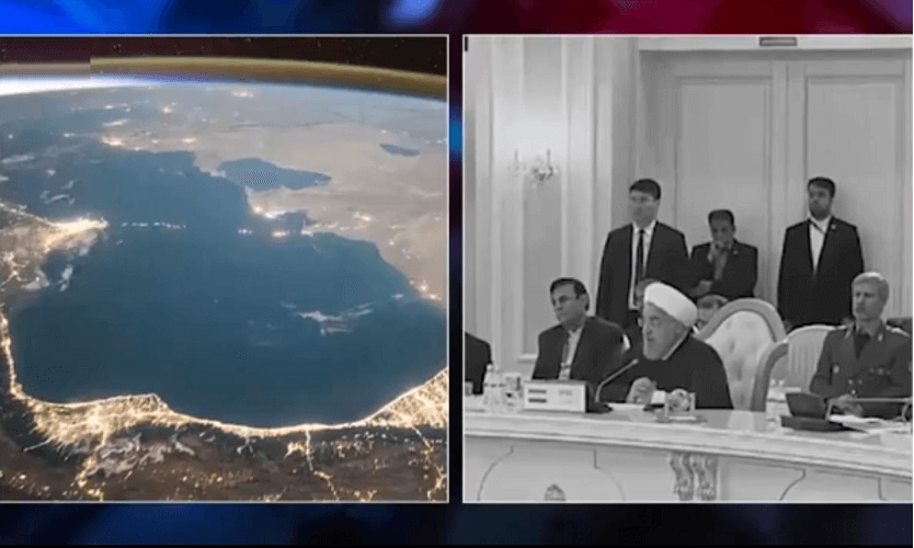سراسیمگی سرگردگان-با رملا شدن حراج دریای خزر توسط خامنه_ای و روحانی