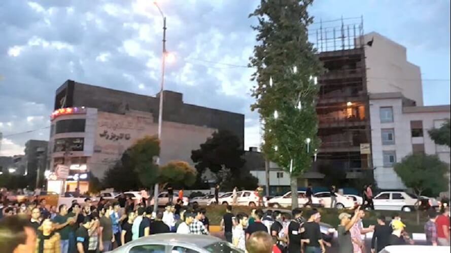 قیام آفرینان گوهردشت کرج مرگ بر خامنه ای