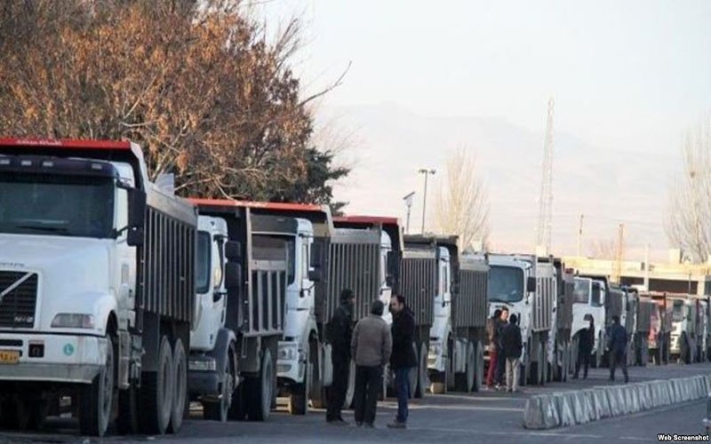 اعتصاب رانندگان کامیون شریف ایران