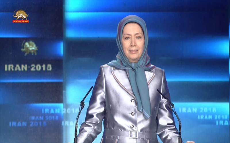 سخنرانی مریم رجوی در کنفرانس جوامع ایرانیان در ۴۲ شهر در جهان