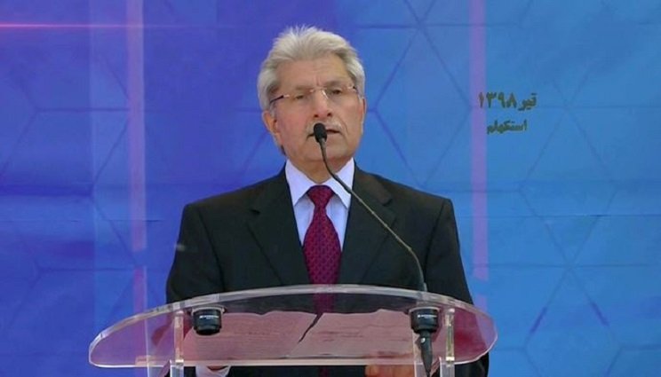 سخنرانی محمدعلی توحیدی در تظاهرات بزرگ استکهلم: جهان دراعتلای مقاومت ایران و در بن بست مرگبار آخوندهای وحشی،حقیقت سرنگونی‌فاشیسم مذهبی ...