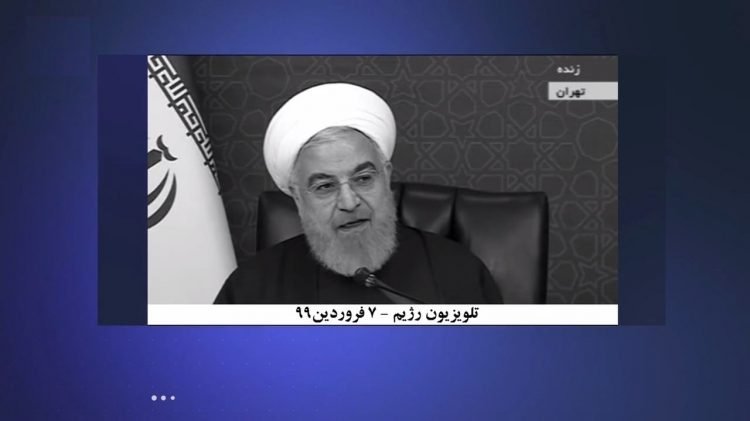 ادعای شیادانه و وقاحت مافوق تصور آخوند روحانی در مورد خالی بودن دهها هزار تخت بیمارستانی در کشور
