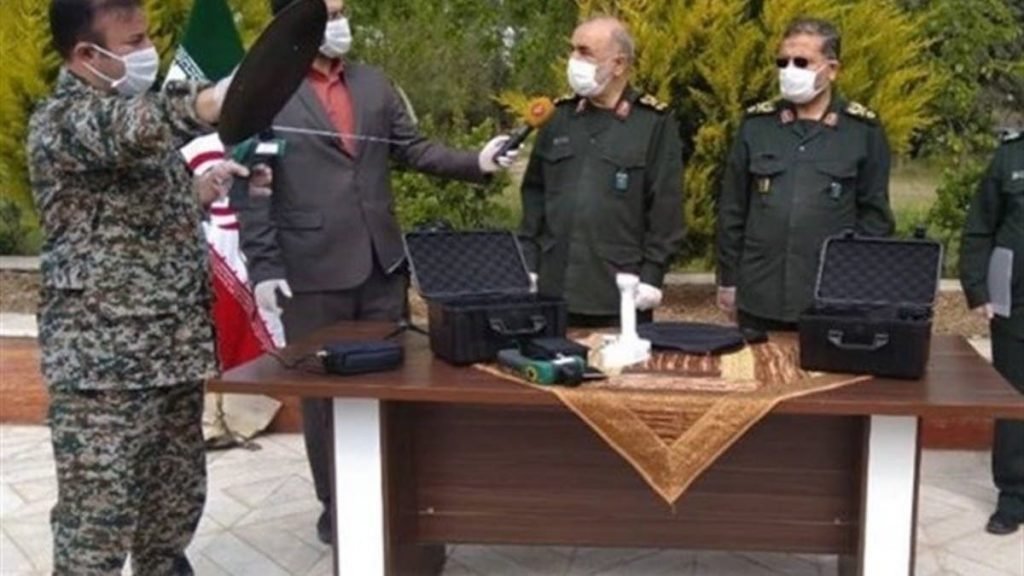 نمایشمسخره سرکردهسپاه پاسداران خامنهای درباره ویروسیاب بینظیر!!! برای پوشاندن انتقال ویروس ازچین با ماهانایر