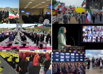 کنفرانس‌بین‌المللی باحضور رئیس‌جمهور برگزیده‌مقاومت درآغاز چهلمین‌سال مقاومت‌انقلابی - ارتباط‌زنده با ۲۰۰۰نقطه درجهان