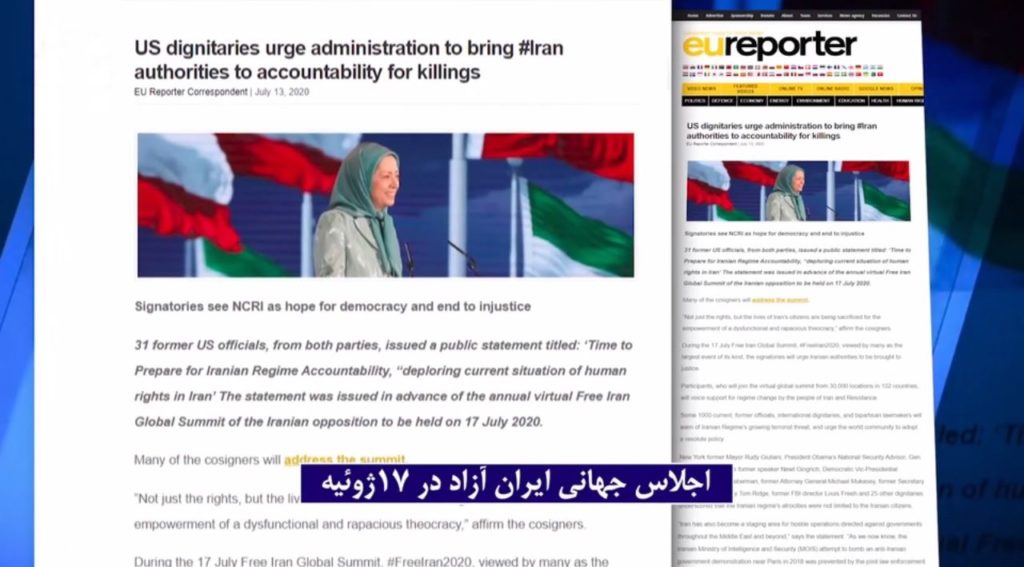 اجلاس جهانی ایران آزاد از۳۰هزارمکان در بیش‌از ۱۰۰کشور، گزارش ای یو ریپورتر از تدارک گردهمایی سالیانه مقاومت ایران
