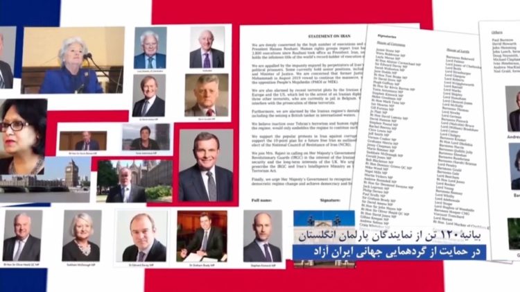 حمایتاز طرح دهمادهای مریم رجوی توسط نمایندگان همهاحزاب درپارلمان انگلستان