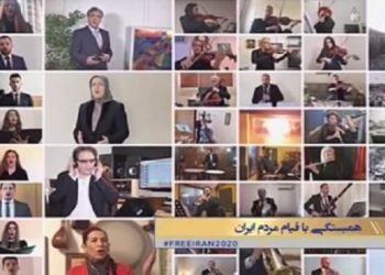 درقفای آزادی سروده ای ازنبرد صدساله برای‌آزادی- پخش شده در گردهمایی مقاومت ایران ۲۷تیر۹۹