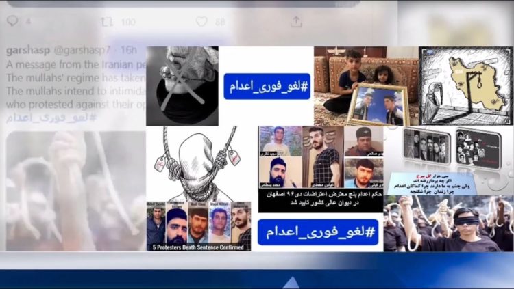 توئیت و ریتويیت صدهاهزارباره #لغو_فوری_اعدام علیه جنایتهای مستمر قضائیه خامنهای