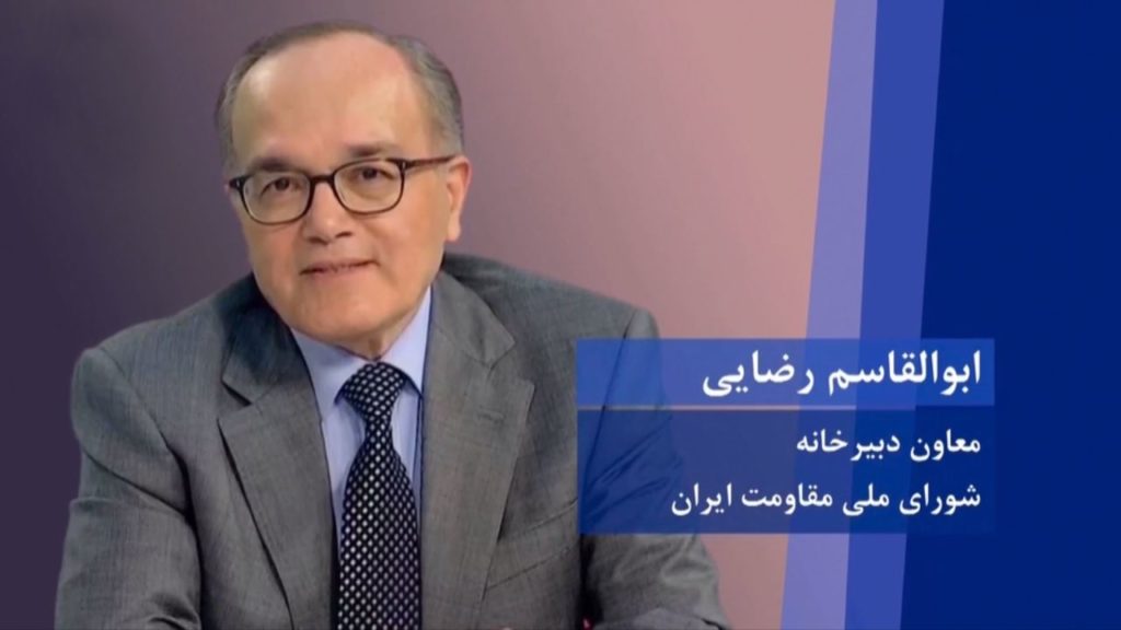 ابوالقاسم رضایی، معاون دبیرخانه شورای ملی مقاومت ایران، دراجلاس آغاز چهلمین سالگرد تأسیس شورا