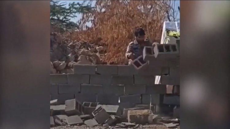 تخریب وحشیانه خانه مردم محروم بلوچستان توسط حکومت دزدان ضدایرانی علی خامنه ای