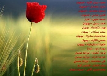 اسامی ۱۷ تن دیگر از شهیدان قیام آبان ۹۸- اطلاعیه شورای ملی مقاومت