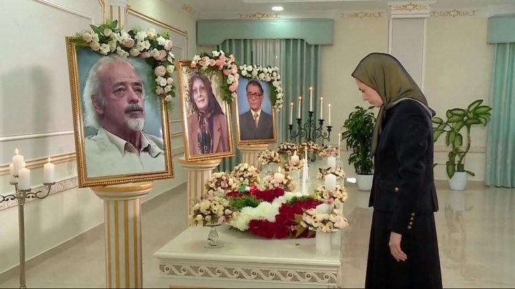 مریم رجوی، گرامیداشت مبارزان و مجاهدان راه آزادی ایران، استاد محمد ملکی، مادر فرزانه سا و مجاهدکبیر حمید اسدیان