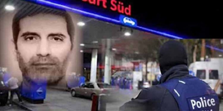 اسدالله اسدی دیپلمات تروریست رژیم آخوندی بعد از تحویل‌دهی بمب در این پمپ‌بنزین در آلمان دستگیر شد