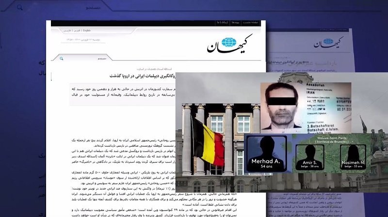ابرازسوزش خامنه ای ازنخستین تله افتادن و محکومیت دیپلمات تروریستش در بلژیک
