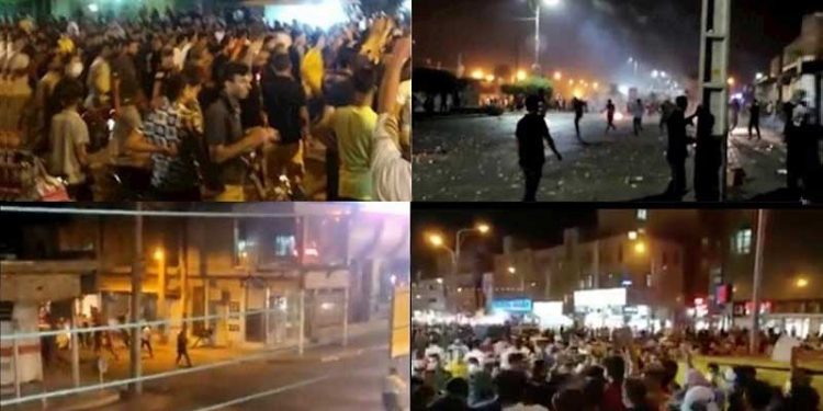 رویترز اعتراضات خشمگینانه در خوزستان به درگیریهای گسترده منجر شده است