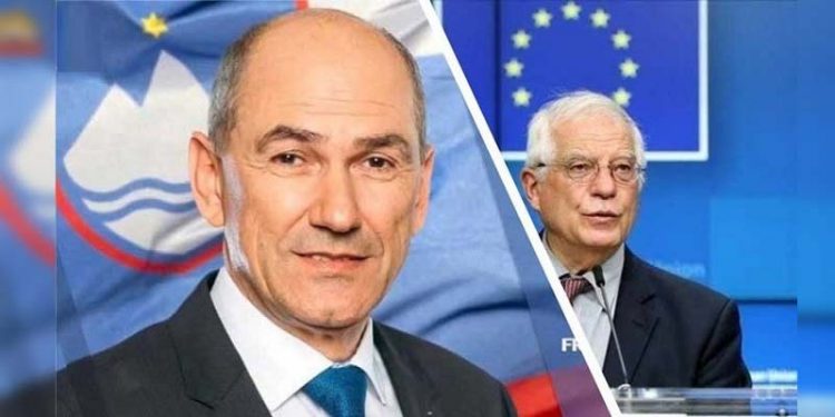 موضع جوزف بورل درباره سخنرانی نخست وزیر اسلوونی در اجلاس جهانی ایران آزاد