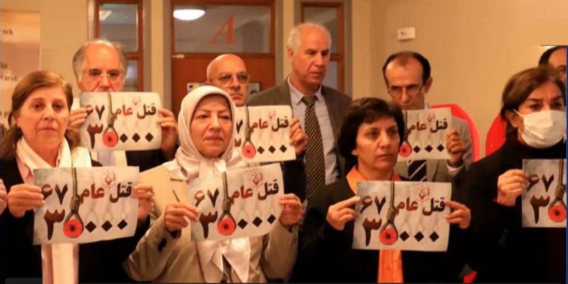 اجلاس بین المللی شاهدان قتل عام ۳۰۰۰۰زندانی سیاسی درباره نقش آخوند جلاد رئیسی در قتل عام ۶۷