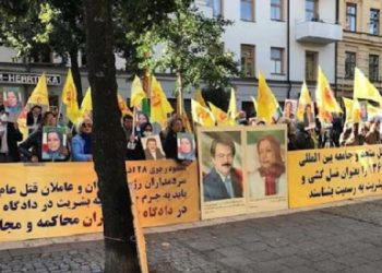 ادامه محاکمه حمید نوری از دژخیمان قتل‌عام ۶۷ در استکهلم سوئد، تظاهرات ایرانیان آزاده و هواداران مجاهدین در مقابل دادگاه