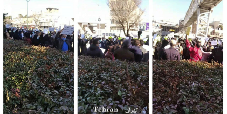 اعتراض و تظاهرات سراسری معلمان در ۱۲۰ شهر - تهران