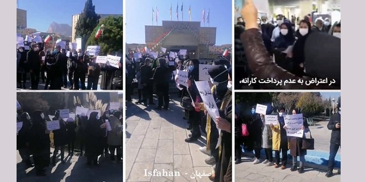 تجمع‌های اعتراضی پرستاران و کادر درمانی اصفهان