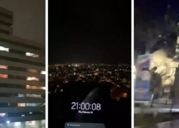 فریادهای مرگ بر خامنه ای و مرگ بر دیکتاتور همزمان با سالگرد انقلاب ضدسلطنتی درشهرهای میهن