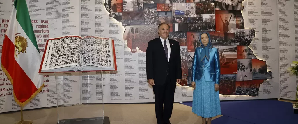 دیدار و گفتگوی مایک پمپئو با خانم مریم رجوی در اشرف۳