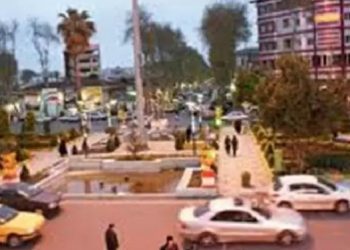 فومن چهارراه معلم - پخش شعارهای سرنگونی، مرگ بر خامنه ای درود بر رجوی