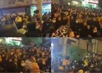 تظاهرات خشمگین مردم آبادان در اعتراض به فرو ریختن برج متروپل