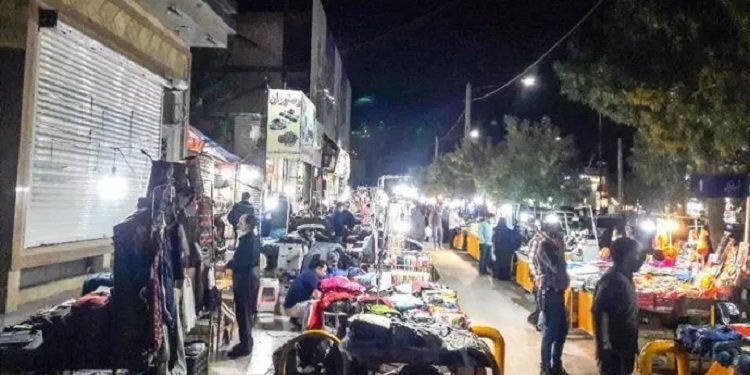 مشهد خیابان حنایی - پخش شعارهای سرنگونی مرگ بر خامنه ای دورد بر رجوی - پنجشنبه ۲ تیر