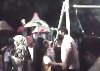تهران پارک شهر - پخش شعارهای سرنگونی، مرگ بر خامنه ای درود بر رجوی جمعه ۲۷ خرداد