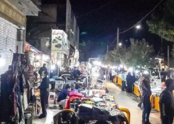 مشهد خیابان حنایی - پخش شعارهای سرنگونی مرگ بر خامنه ای دورد بر رجوی - پنجشنبه ۲ تیر