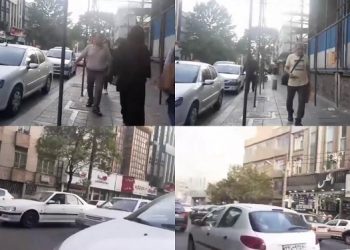 تهران ستارخان فلکه اول صادقیه - پخش شعارهای سرنگونی، مرگ بر خامنه ای درود بر رجوی دوشنبه ۱۳ تیر
