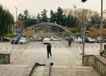 کرج بلوار استقلال، بوستان ایران زمین پخش شعارهای مرگ بر خامنه‌ای درود بر رجوی