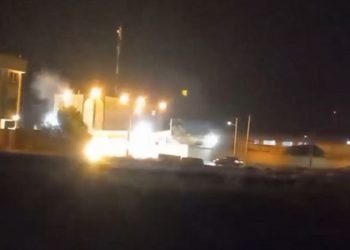 تهاجم کانون‌های شورشی با شلیک و انفجارهای پیاپی در قرارگاه ناحیه ۱ بسیج سپاه پاسداران در مشهد موسوم به حر