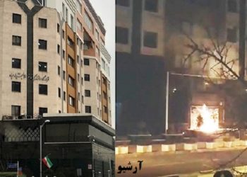 تهران: تهاجم کانون‌های شورشی با انفجارهای پیاپی در قرارگاه ضدخاتم الانبیا سپاه پاسداران- چهارشنبه ۲۶مرداد۱۴۰۱