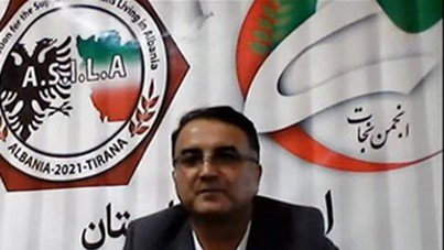 محمد آق آتابای (برادر حمید محمد آق آتابای) در انجمن نجاست گلستان