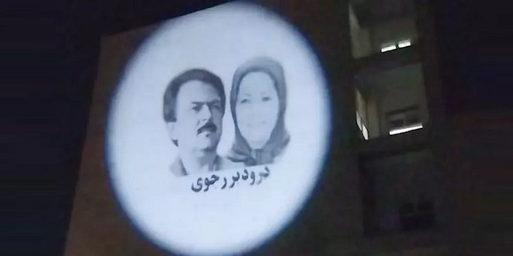 کرج خیابان والعصر-تصویرنگاری به قطر ۱۶متر از رهبری مقاومت