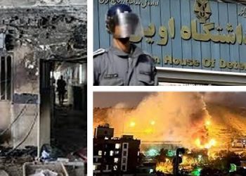 خانواده زندانیان هوادار مجاهدین برای دفاع از فرزندانشان در اوین گردهم می‌آیند