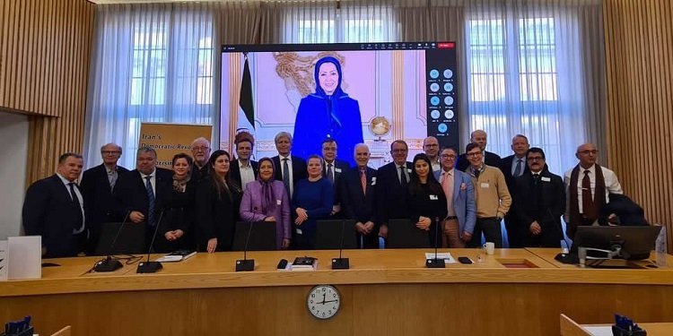 کنفرانس دوستان ایران آزاد در محل پارلمان نروژ همراه با سخنرانی آنلاین خانم مریم رجوی