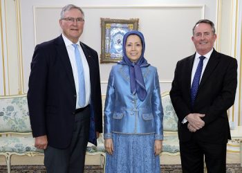 دیدار و گفتگوی لیام فاکس و فرانتس ژوزف یونگ وزرای دفاع پیشین انگلستان و آلمان با خانم مریم رجوی و بازدید از اشرف۳