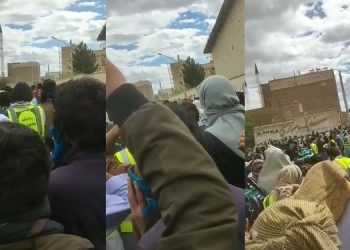 صد و نودمین روز قیام سراسری - زاهدان - فریادهای جوانان دلیر با شعار مرگ بر ستمگر چه شاه باشه چه رهبر