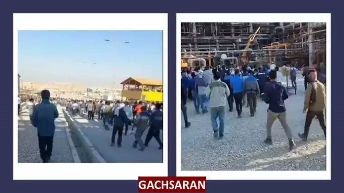 اعتصاب گسترده کارگران صنایع نفت و پتروشیمی در شهرهای مختلف کشور