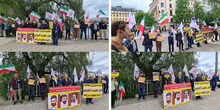 آکسیون های اعتراضی مقابل سفارتهای بلژیک در کشورهای اروپایی در اعتراض به مبادله دیپلمات تروریست بمبگذار