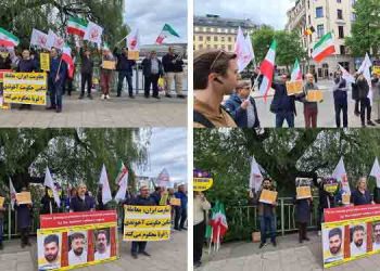 آکسیون‌ های اعتراضی مقابل سفارتهای بلژیک در کشورهای اروپایی در اعتراض به مبادله دیپلمات تروریست بمب‌گذار