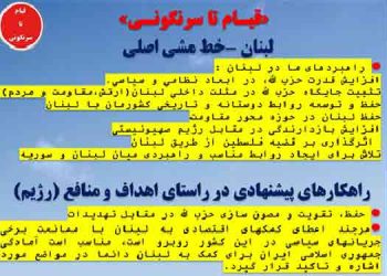 قیام تا سرنگونی - قسمت نهم - راهبردهای (رژیم) ایران در لبنان