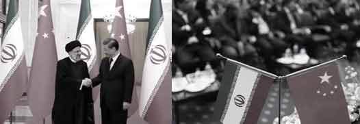 در آذر۱۴۰۰آخوند رئیسی سند همکاری ۲۵ساله با چین را امضا کرد