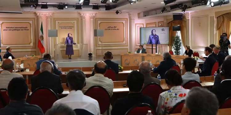 سخنرانی خانم رجوی در جلسه اعلام بیانیه ۱۱۷ تن از رهبران پیشین جهان در حمایت از مردم و مقاومت ایران